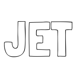 Online Created Coloring Page - JET Coloring Page