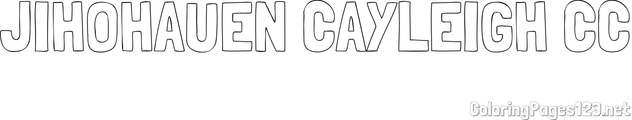 JIHOHAUEN CAYLEIGH CC Coloring Page