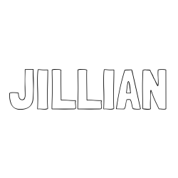 Online Created Coloring Page - JILLIAN Coloring Page