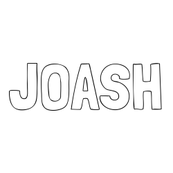 Online Created Coloring Page - JOASH Coloring Page