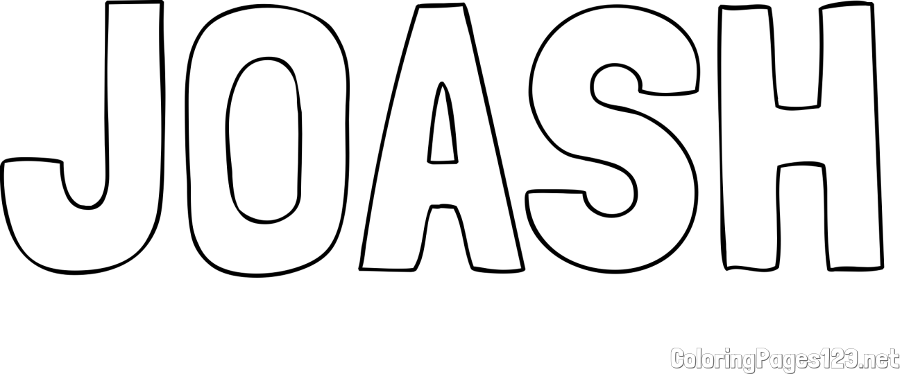JOASH Coloring Page