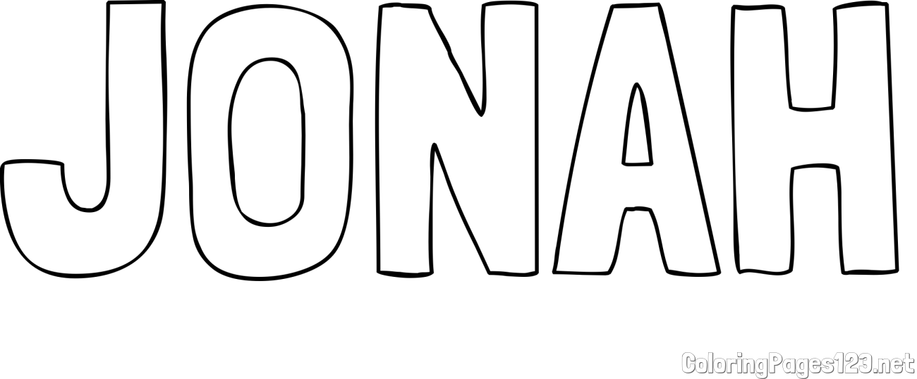 JONAH Coloring Page