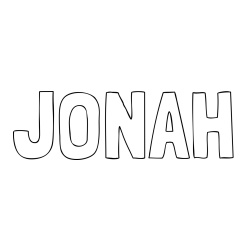 Online Created Coloring Page - JONAH Coloring Page