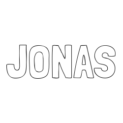 JONAS Coloring Page