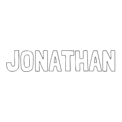 JONATHAN Coloring Page