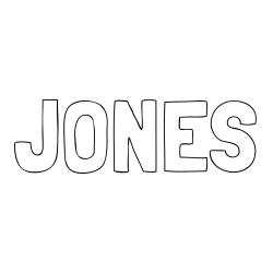 Online Created Coloring Page - JONES Coloring Page