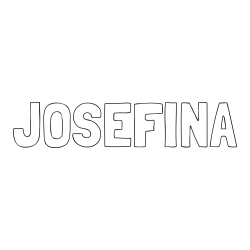 Online Created Coloring Page - JOSEFINA Coloring Page