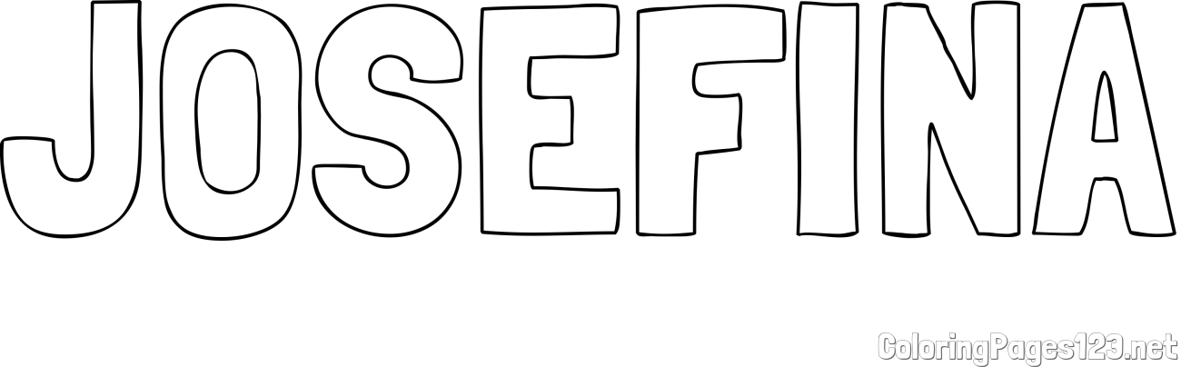 JOSEFINA Coloring Page