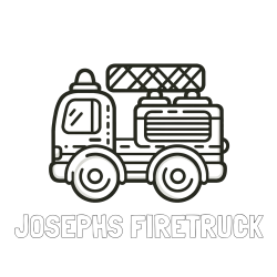Online Created Coloring Page - JOSEPHS FIRETRUCK Coloring Page and Easy Childrens's Coloring Page of a Fire Truck