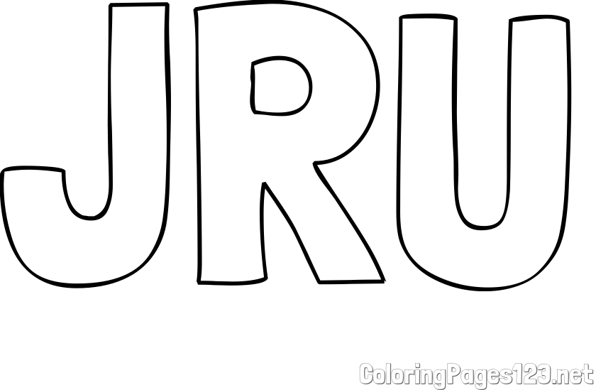 JRU Coloring Page