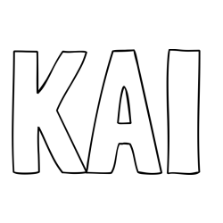 Online Created Coloring Page - KAI Coloring Page