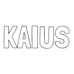 Online Created Coloring Page - KAIUS Coloring Page