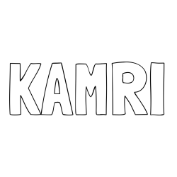 KAMRI Coloring Page