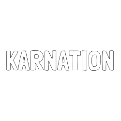 Online Created Coloring Page - KARNATION Coloring Page