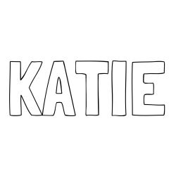 Online Created Coloring Page - KATIE Coloring Page