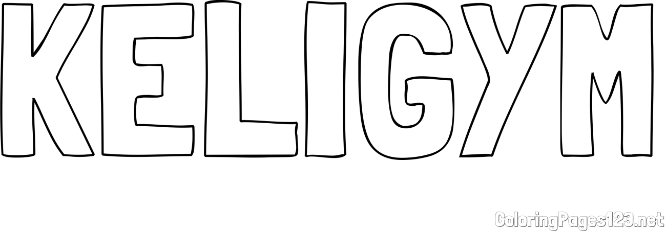 KELIGYM Coloring Page