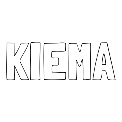 Online Created Coloring Page - KIEMA Coloring Page