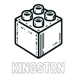 Online Created Coloring Page - KINGSTON Coloring Page and LEGO Brick Coloring Page