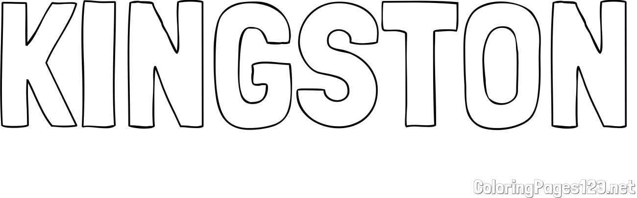 KINGSTON Coloring Page
