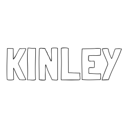 Online Created Coloring Page - KINLEY Coloring Page