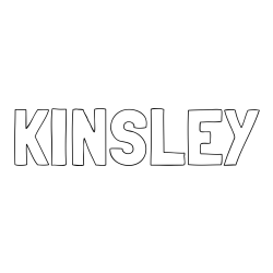 Online Created Coloring Page - KINSLEY Coloring Page