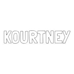 KOURTNEY Coloring Page