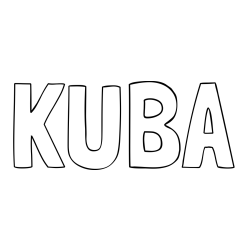 Online Created Coloring Page - KUBA Coloring Page