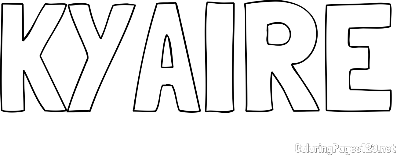 KYAIRE Coloring Page