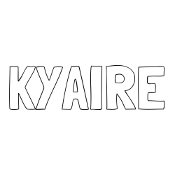 Online Created Coloring Page - KYAIRE Coloring Page