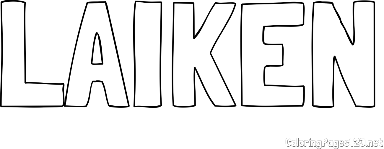 LAIKEN Coloring Page