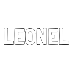 LEONEL Coloring Page