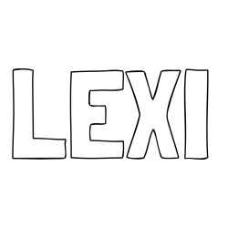 Online Created Coloring Page - LEXI Coloring Page