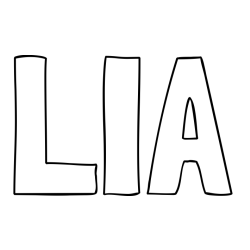 Online Created Coloring Page - LIA Coloring Page