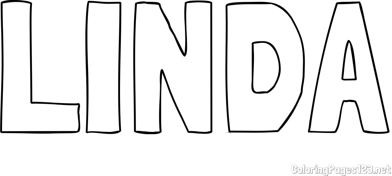 LINDA Coloring Page