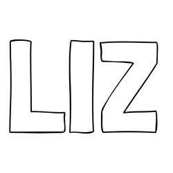 Online Created Coloring Page - LIZ Coloring Page