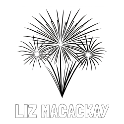 Online Created Coloring Page - LIZ MACACKAY Coloring Page alongside Beautiful New Year’s Fireworks Coloring Page
