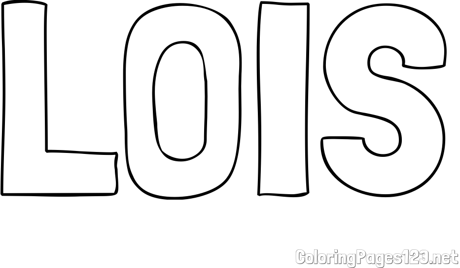 LOIS Coloring Page