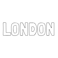 LONDON Coloring Page