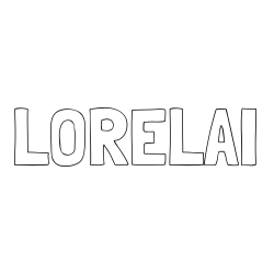 Online Created Coloring Page - LORELAI Coloring Page