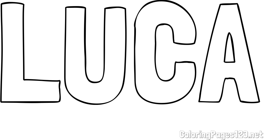 LUCA Coloring Page