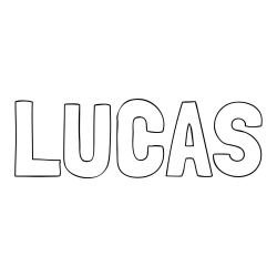 LUCAS Coloring Page