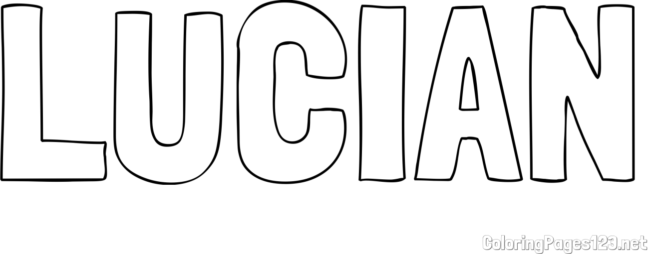 LUCIAN Coloring Page