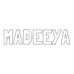 Online Created Coloring Page - MADEEYA Coloring Page