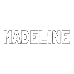 MADELINE Coloring Page