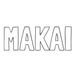 Online Created Coloring Page - MAKAI Coloring Page