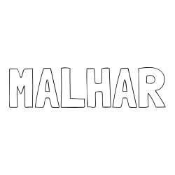 Online Created Coloring Page - MALHAR Coloring Page