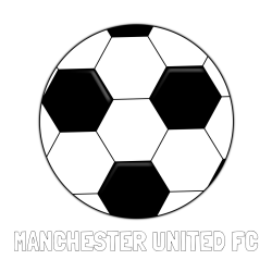 Online Created Coloring Page - MANCHESTER UNITED FC Coloring Page and Soccer Ball Coloring Page