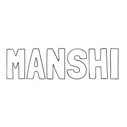MANSHI Coloring Page
