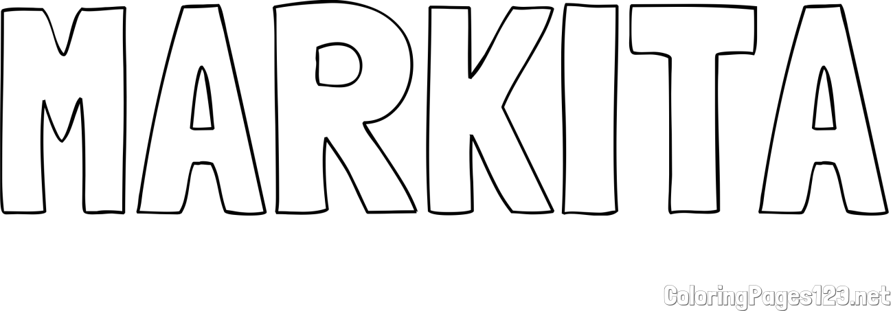 MARKITA Coloring Page