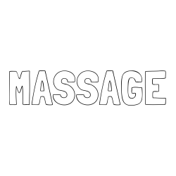 Online Created Coloring Page - MASSAGE Coloring Page